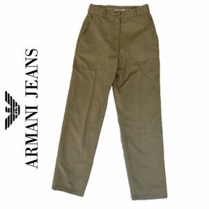 Armani Jeans Khaki Chinos Trousers Pants Made in Italy Cotton Light Academia